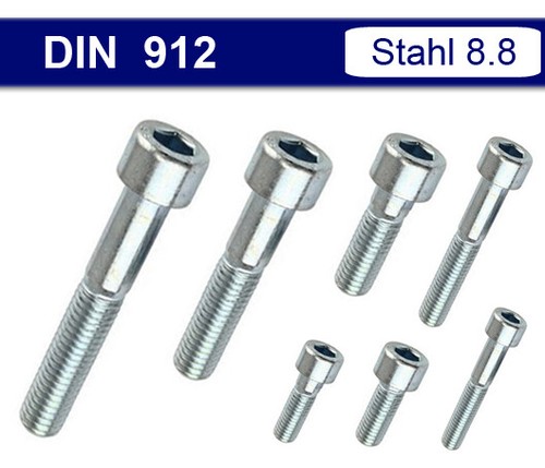 Zylinderschrauben din 912 - zylinderschrauben, m3