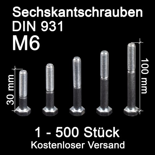 Din 931 sechskantschrauben - 931,