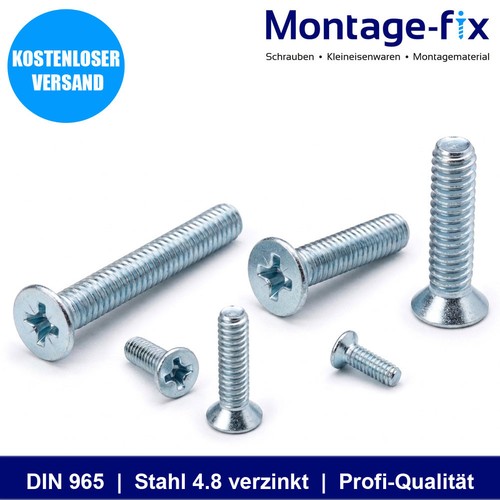 Senkkopfschrauben din 965 - din,