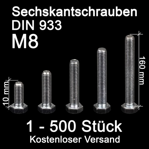 Sechskantschrauben 8 - sechskantschrauben, m8