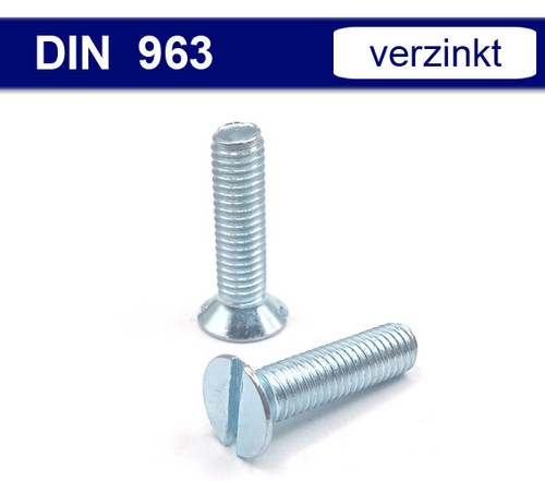 Senkkopfschrauben din 963 mit - senkkopfschrauben,