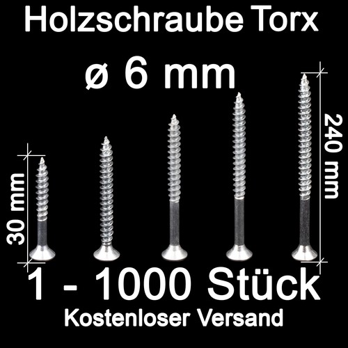 Holzschrauben torx 6mm 240 - holzschrauben,