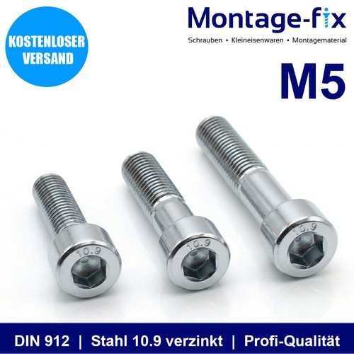 Zylinderschrauben din 912 - m5,
