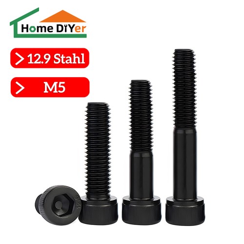 Din 912 9 stahl - 12.9,