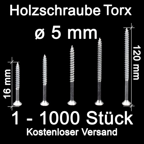 Holzschrauben torx 5mm - holzschrauben,