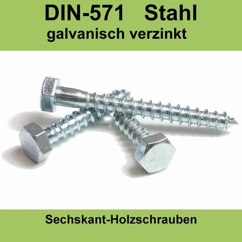 Din 571 holzschrauben gal - 571,