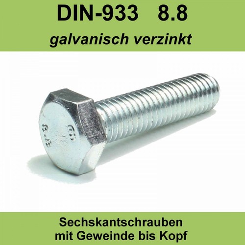 Din 933 8 - m5, 8.8