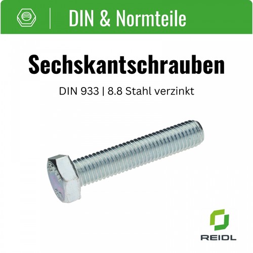 Sechskantschrauben din 933 - sechskantschrauben,